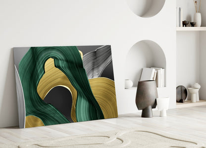Abstract Art Glass Wall Art