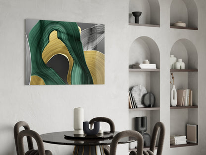 Abstract Art Glass Wall Art